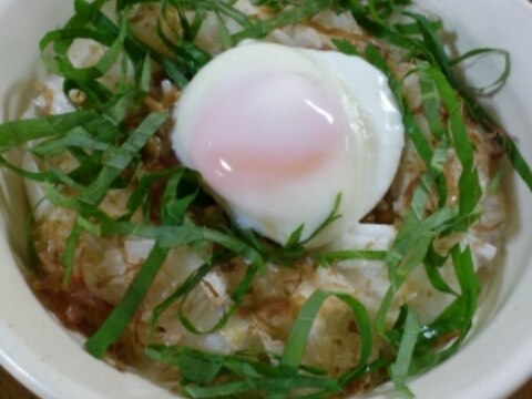 シャリシャリ長芋と納豆のぶっかけうどん